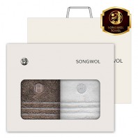 송월 호텔컬렉션 필라라인 190g 세면타월 2매세트