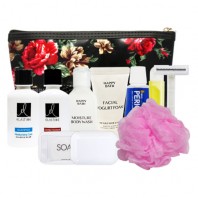 다올 여행용 10종세트 11호/샴푸,컨디셔너,바디워시,클렌징폼,치약,칫솔,비누,비누각,면도기,샤워볼