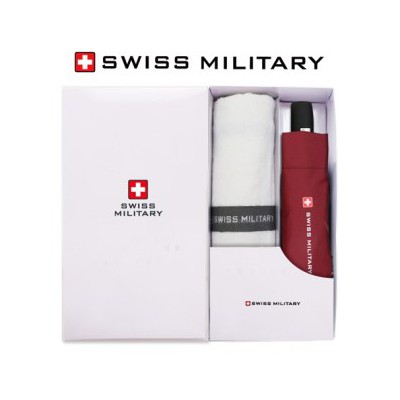 스위스밀리터리 3단 7K 무지 완자 + 120g세면타올 세트