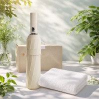 우산24k완전자동 3단+송월타올200g뱀부세면수건 2종세트(브생건)