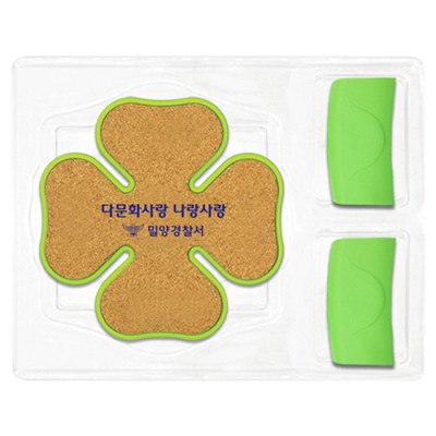 크로바콜크 냄비받침+실리콘주방집게