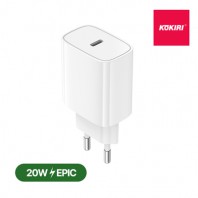 코끼리 EPIC GaN 20W C타입 1포트 초고속 충전기 (케이블미포함)