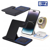 비즈 3in1 고속 무선충전기 스마트폰/워치/이어폰 WF300