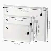 381_5pcs 메쉬 지퍼 포켓 세트