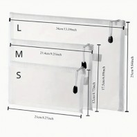381_5pcs 메쉬 지퍼 포켓 세트