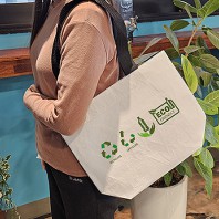 친환경 리유저블백 R-PET 중형 45X38X13cm - 주문제작가능