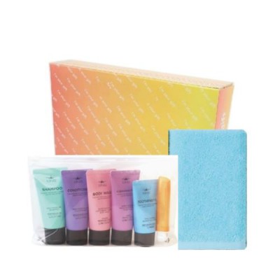 미니스 여행용 핸드타올 수건세트 (종이케이스 포함)