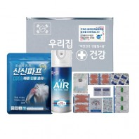 신신 구급함 구급키트 3호(신신파스1팩,신신에어스프레이,구급밴드세트고급형 3종세트)