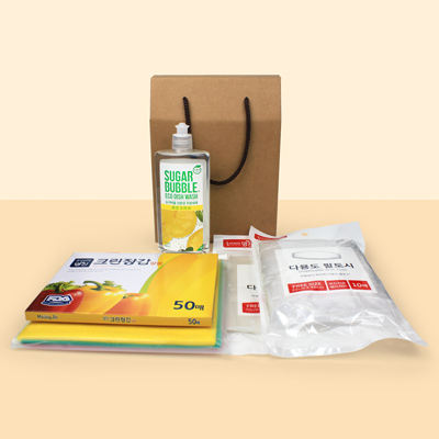 슈가버블 주방세제 다용도 앞치마 주방5종세트