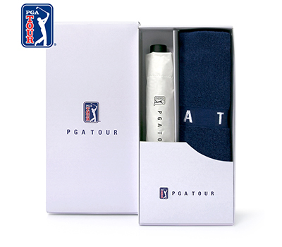 PGA 3단수동 카본 립스탑 암막 우양산+130g 면사타올 세트