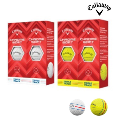 캘러웨이 크롬소프트 트리플트랙 3피스 6구