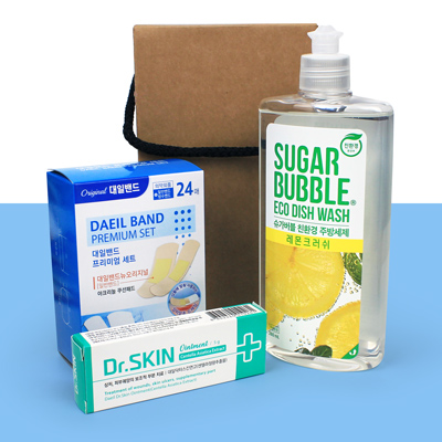 슈가버블 주방세제 정품 대일밴드 프리미엄 12+12(오리지널+방수밴드) 연고 3종세트