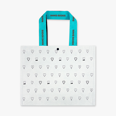 rPET 에코백｜리유저블 에코백｜M자형｜380 * 300 * 150｜MF1030