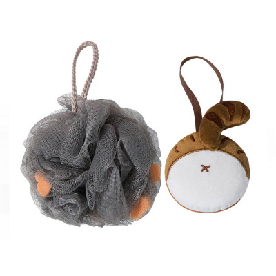 CH257 클린바스 섬세한 매쉬 풍부한 거품 고양이 목욕 타올 스크럽 목욕 공 바디 샤워볼 소형