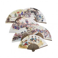 오죽선 전통부채 대형 (민화)