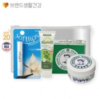 브생건591호 3종세트(카밀 핸드크림+멘소래담 소프트립스 립밤+안티푸라민 연고)
