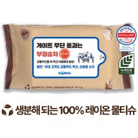 에코닉 생분해 브라운 물티슈 40g (35/40매)