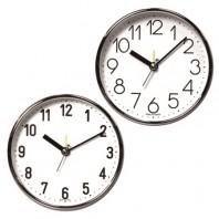 130 심플크롬탁상시계