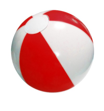 (대)2색 비치볼 빨강