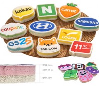 [캐릭터 수세미]제작주문/개별OPP포장/굿즈/로고형태제작