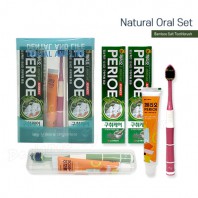 덴탈케어세트 죽염광폭LG칫솔치약 페리오100gx2p