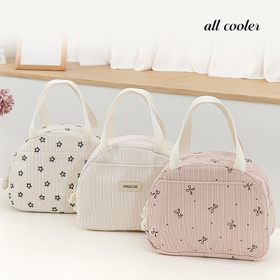 봉봉코듀로이 보온보냉백