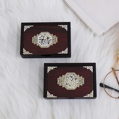 나빌레라 은박 자개명함함 명함보관 다용도함 외국인선물