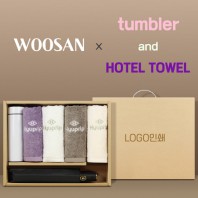 가르시아 3단60 10K 초고밀도 완전자동우산 +협립호텔코마170타월4P+스마트온도계텀블러-세트