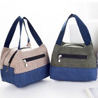 캔버스 투톤 컬러 가방 미니백 Y2528