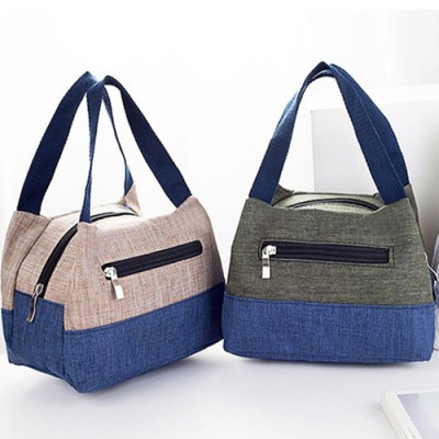 캔버스 투톤 컬러 가방 미니백 Y2528