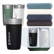 스탠리 고 진공 텀블러 블랙 송월 향균 무지 선물세트