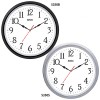 시닉스 행운의 무소음벽시계 블랙S350B, 실버S350S
