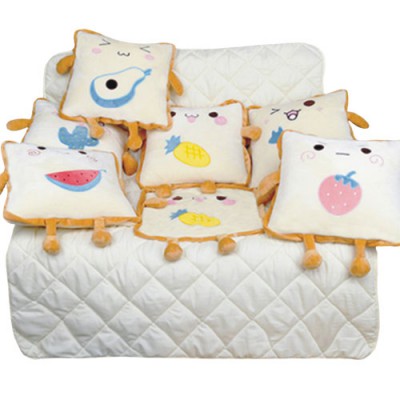 로페리아 투인원 사각 캐릭터 쿠션 베개 담요_대,에코백포함(0209420)