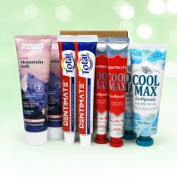 치약선물세트 2080 핑크솔트 크리오 쿨맥스 덴티메이트 스트롱 4종 8개입 세트
