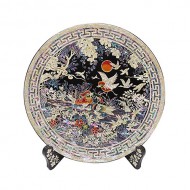 자개원쟁반(대)-원앙