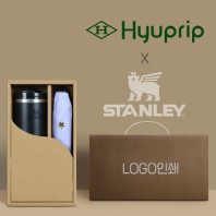 협립3단50카본6K초경량고밀도암막수동우양산 +스탠리887ml 텀블러-세트