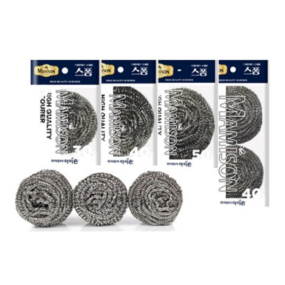 마미손 스테인레스 스퐁 철수세미 4종