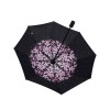 CH447 에코라이프 샤이닝 벚꽃 휴대용 수동양산 3단우산