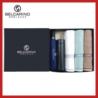 [벨카리노] 3단 7K 완전자동+130g 면사타올 3P+진공 텀블러(500ml) 세트