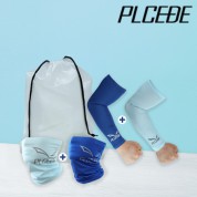 플씨드 여름 5종 EVA파우치 A세트 (스포츠 쿨마스크[2종]+스포츠 쿨토시[2종])