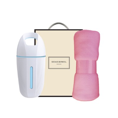 시즈넬 선물세트 매직가습기+카카오무릎담요