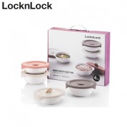 락앤락_302S4WHT 바로한끼 도자기 밥용기 4p set_도자기용기 4개
