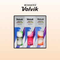 볼빅 크리스탈 콤비 9구 3피스 반반 디바이드 골프공 기념품