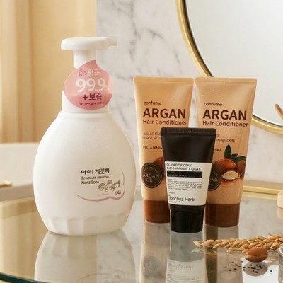 핸드워시 아이깨끗해 450ml 과일나라 샴푸 컨디셔너 4종세트