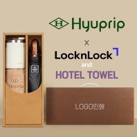 협립 3단 70 암막고밀도 완전자동우산 +락앤락 메트로머그+협립40수호텔코마180타월-세트