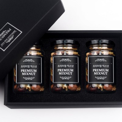 프리미엄 믹스넛(견과류) 3P 선물세트 (프리미엄 믹스넛110g*3개)