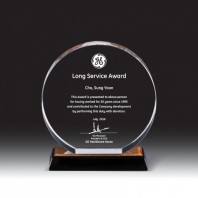 2003B 크리스탈 상패 (180*195*50mm)