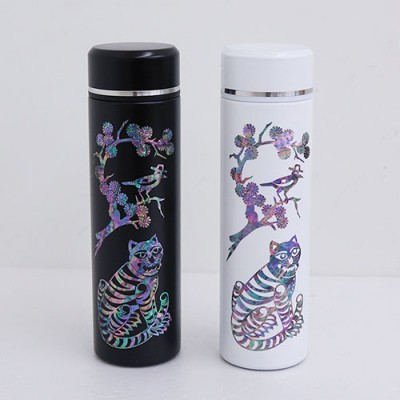 나빌레라 호작도 자개텀블러 500ml