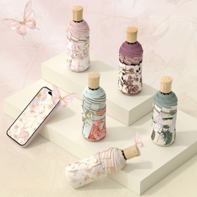 로페리아 5단수동 210T고밀도 양면플라워 우양산_암막코팅(UPF 50+)(0189942)