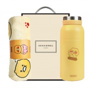 시즈넬 선물세트 카카오 무릎담요 + 카카오 밀키 텀블러